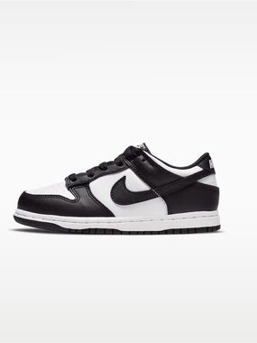 Nike Dunk Low Black White Panda GS Size 3Y w/ Box GOAT Verified